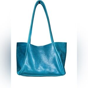 PORTLAND LEATHER VERONA TOTE AQUARIUS